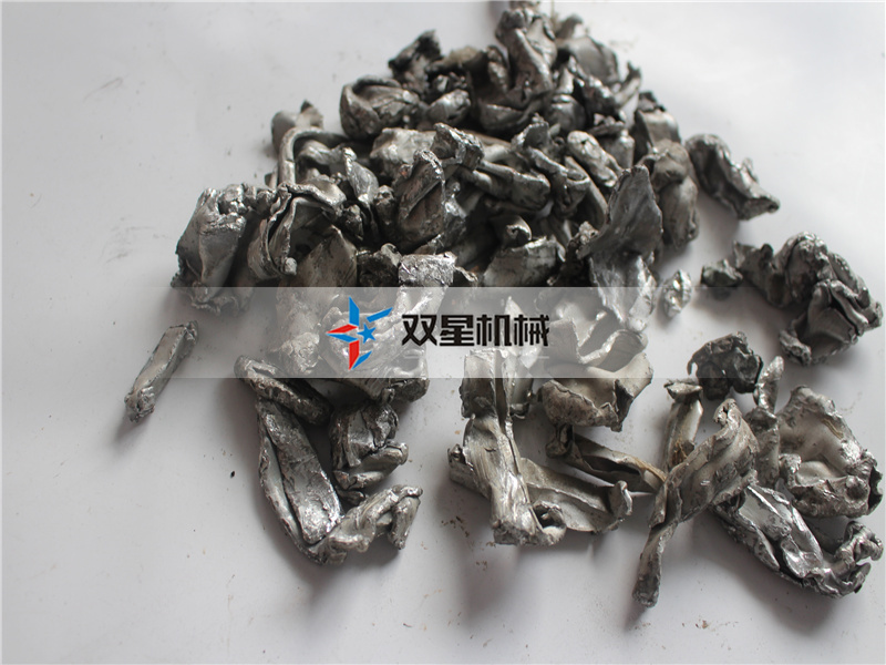 斷橋鋁破碎機生產線1000型破碎效果